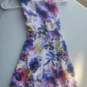 Emily West Floral Kids Dress - Pink, Purple, Yellow